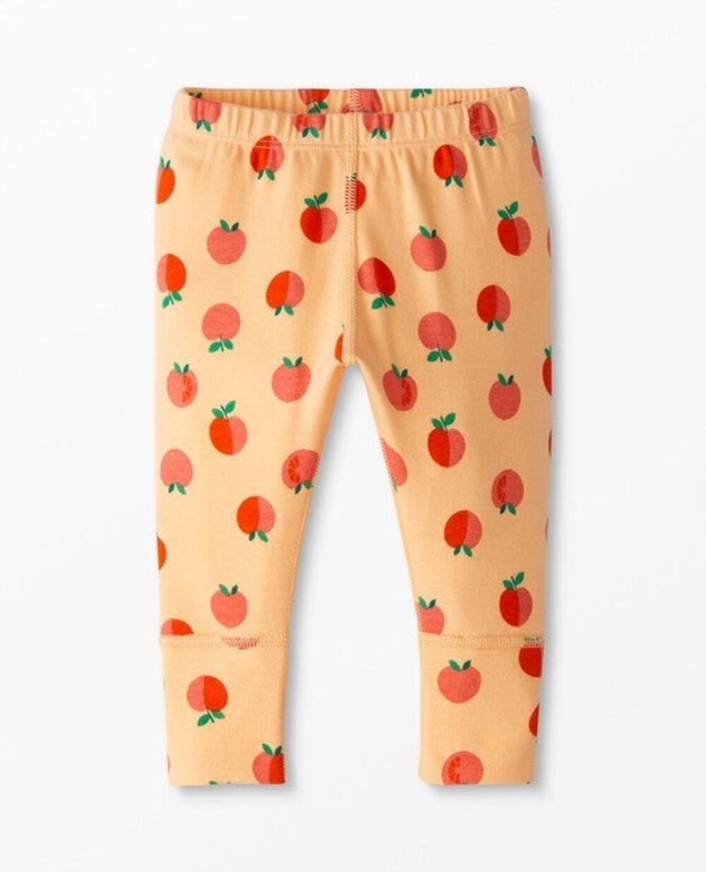 Hanna Andersson Mini Peaches Baby Wiggle Pants In Organic Cotton 80